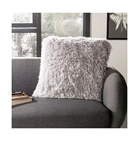 Safavieh Shag Modish Metallic 20" x 20" Pillow
