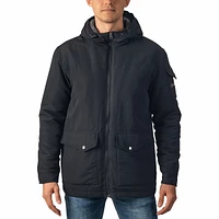 Alpine Swiss Mens Sherpa Lined Parka Hooded Winter Coat Cargo Utility Jacket