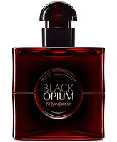 Yves Saint Laurent Black Opium Eau de Parfum Over Red Spray