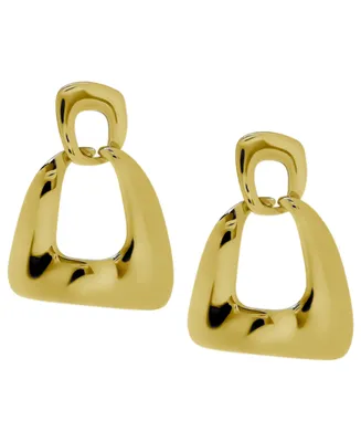 Macy's Silver or 14K Gold Plated Square Dangle Earring