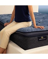 Serta Perfect Sleeper Cobalt Calm 15" Plush Pillow Top Mattress Set