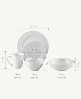 over&back Highline 20Pc Dinnerware Set