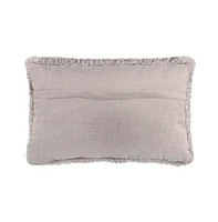 Safavieh Shag Modish Metallic 12" x 20" Pillow