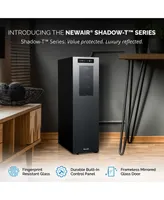 Newair Shadow-t Series Wine Cooler Refrigerator 18 Bottle Dual Temperature Zones, Freestanding Mirrored Wine Fridge with Double