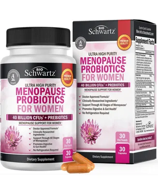 Menopause Support Probiotics - Hot Flashes, Night Sweats, Mood Swings