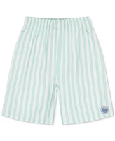 Laguna Little Boys Cabana Stripe Swim Top and Shorts, 2 Piece Set