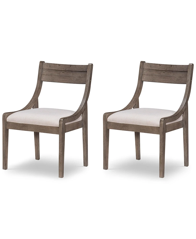 Greystone Ii Sling Back Side Chair 2pc Set