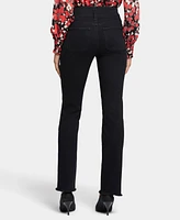 Nydj Women's High Rise Marilyn Straight Hollywood Waistband Jeans