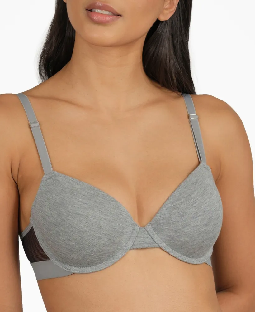 All.You. LIVELY Women's All Day Deep V No Wire Bra - Black - 36D 