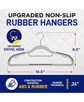 Bakken Swiss Lifemaster Durable Non-Slip Clothes Hangers