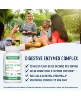 SMNutrition Digestive Enzymes Complex Capsules, SMNutrition, 60ct