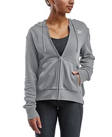 Reebok Women's French Terry Zip-Front Hoodie