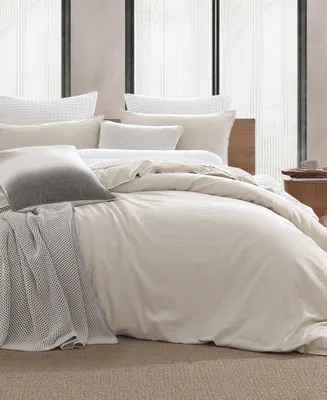 Dkny Pure Washed Linen 3 -Piece Duvet Cover Set