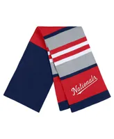 Women's Wear by Erin Andrews Washington Nationals Stripe Glove and Scarf Set