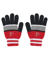 Women's Wear by Erin Andrews Atlanta Falcons Stripe Glove and Scarf Set