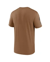 Men's Nike Brown Cleveland Browns 2023 Salute To Service Legend Performance T-shirt