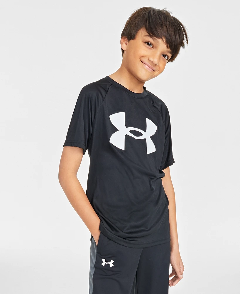 Under Armour Big Boys Tech Logo Short Sleeve T-shirt