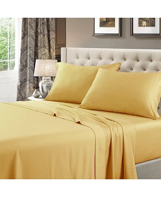 600 Thread Count Solid Cotton Sheets Set