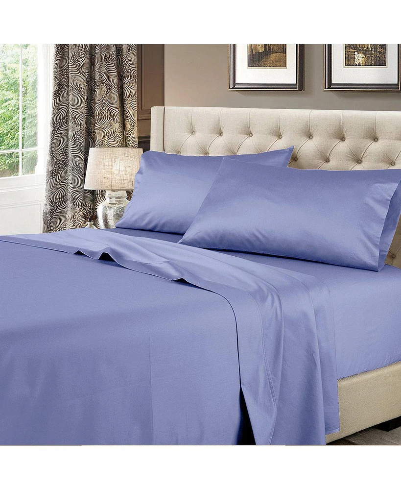 600 Thread Count Solid Cotton Sheets Set