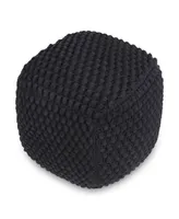 Loft Lyfe Adin Cotton Yarn Pouf Ottoman