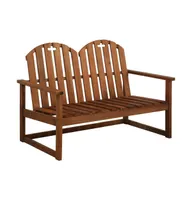 Patio Bench 43.3" Solid Acacia Wood