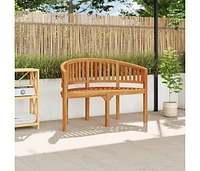 Banana Bench 47.2" Solid Teak Wood