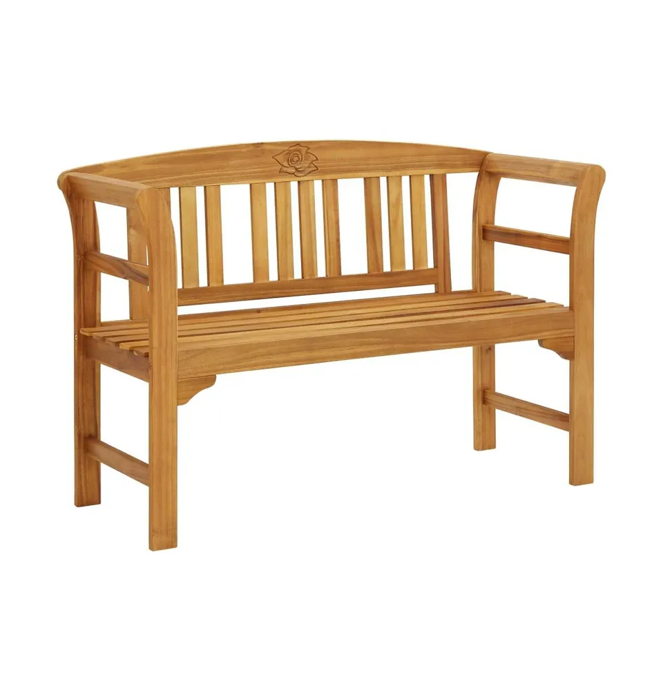 Patio Bench 44.9" Solid Acacia Wood