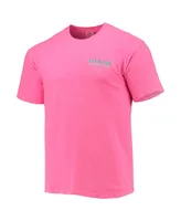 Men's Pink Miami Hurricanes Vice 305 Image One T-shirt