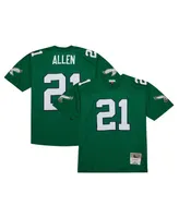 Men's Mitchell & Ness Eric Allen Kelly Green Philadelphia Eagles Legacy Replica Jersey