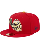 Men's New Era Red Binghamton Rumble Ponies Theme Nights Southern Tier Shortcakes 59FIFTY Fitted Hat