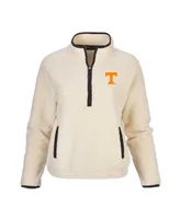 Women's Natural Tennessee Volunteers Everest Half-Zip Sweatshirt