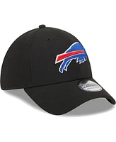 Men's New Era Black Buffalo Bills Main 39THIRTY Flex Hat