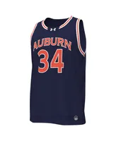 Men's Under Armour #34 Navy Auburn Tigers Replica Basketball Jersey