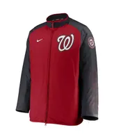 Men's Nike Red, Navy Washington Nationals Authentic Collection Dugout Full-Zip Jacket