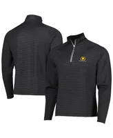 Men's Fairway & Greene Black 2024 Presidents Cup Micro Print Quarter-Zip Pullover Jacket