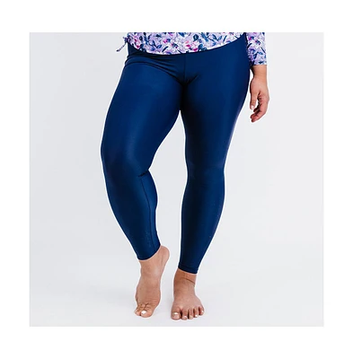 Calypsa Plus Size Long Swim Leggings