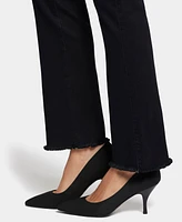 Nydj Women's High Rise Marilyn Straight Hollywood Waistband Jeans