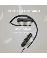 X6 Over-Ear Wired Headphones with Microphone Lightweight Foldable & Portable Headphones Silver