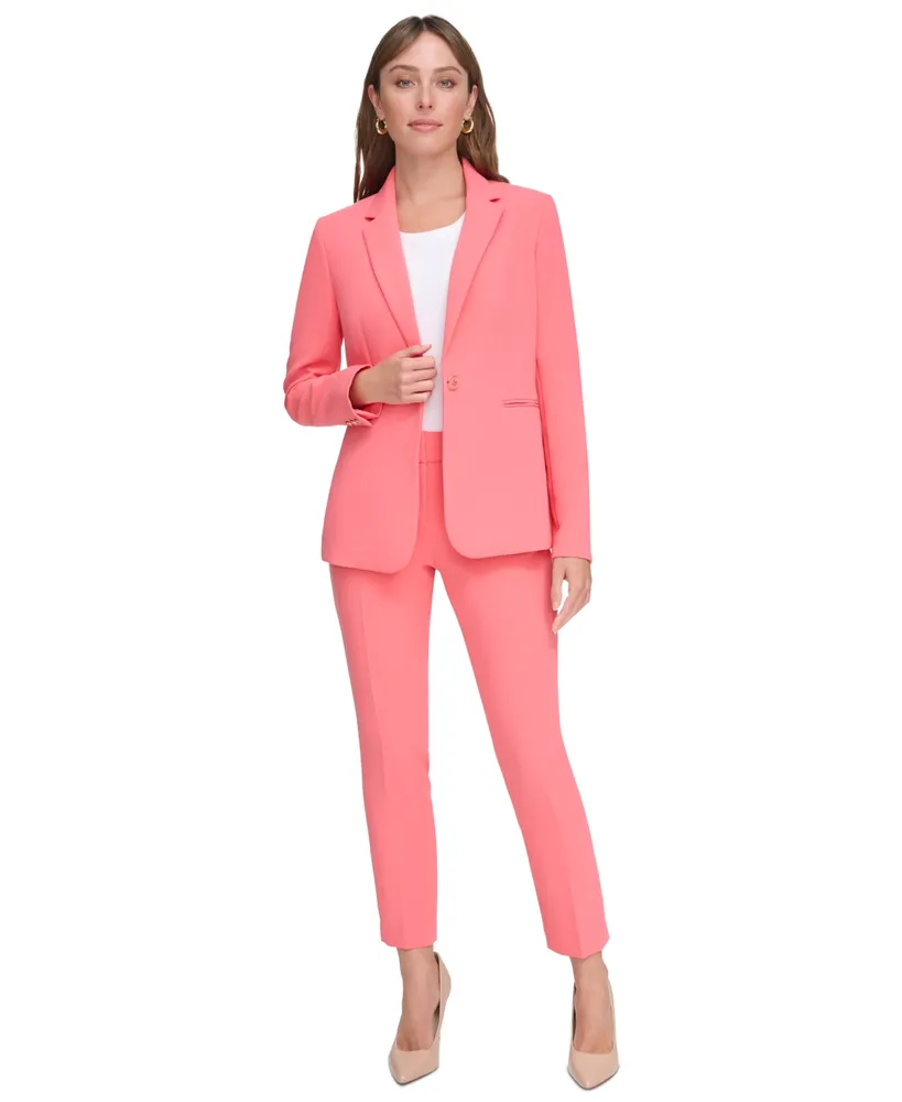 Tommy Hilfiger Women's Slim One-Button Blazer