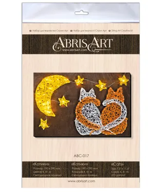 Creative Cross Stitch Kit/String Art Cats - Assorted Pre