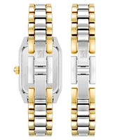 Anne Klein Women's Quartz Two-Tone Alloy Watch Set, 20.5mm