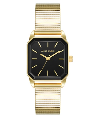 Anne Klein Women's Quartz Gold-Tone Stainless Steel Watch, 26mm - Gold