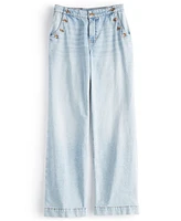 On 34th Women's Sailor High-Rise Wide-Leg Jeans, Created for Macy's