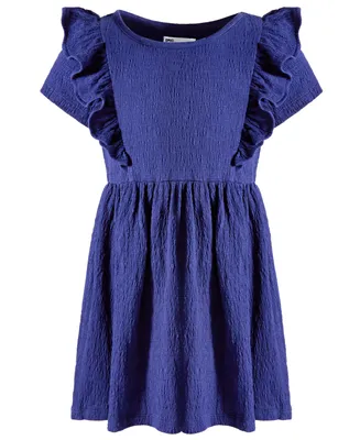 Epic Threads Little Girls Textured Ruffled Dress, Created for Macy's