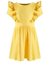 Epic Threads Little Girls Textured Ruffled Dress, Created for Macy's