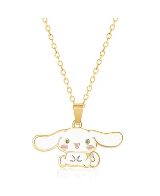 Hello Kitty Sanrio Cinnamoroll Enamel 3D Pendant, 18'' Chain