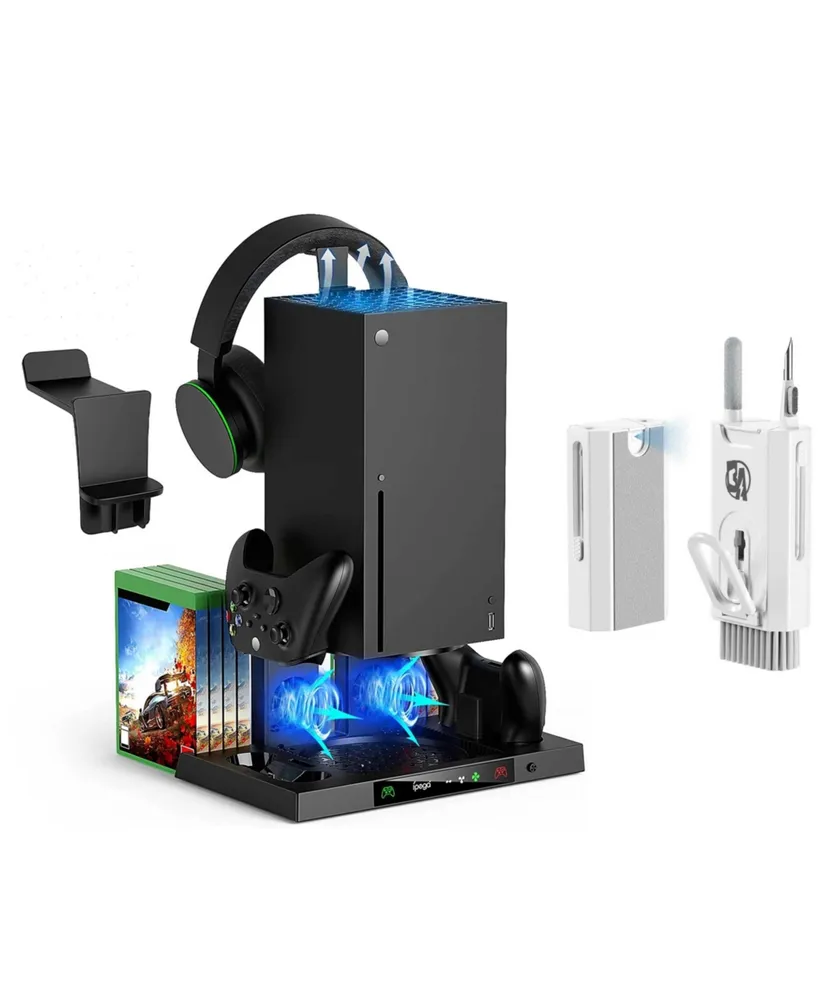 Upgraded Vertical Cooling Stand for Xbox Series X with Controller With Bolt Axtion Bundle