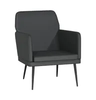 Armchair Black 24"x30.7"x31.5" Faux Leather