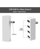 Usb Hub Extender 2.0 for Xbox Series S, 4 Port With Bolt Axtion Bundle