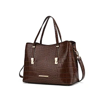 Mkf Collection Aurelia Crocodile Embossed Tote Bag by Mia K